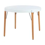 MESA MDF, PP Y MADERA COMEDOR Ø100X75 CM