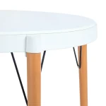 MESA MDF, PP Y MADERA COMEDOR Ø100X75 CM - Imagen 2